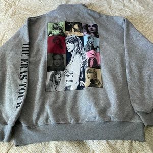 Taylor Swift Eras Tour-Quarter Zip- size L
